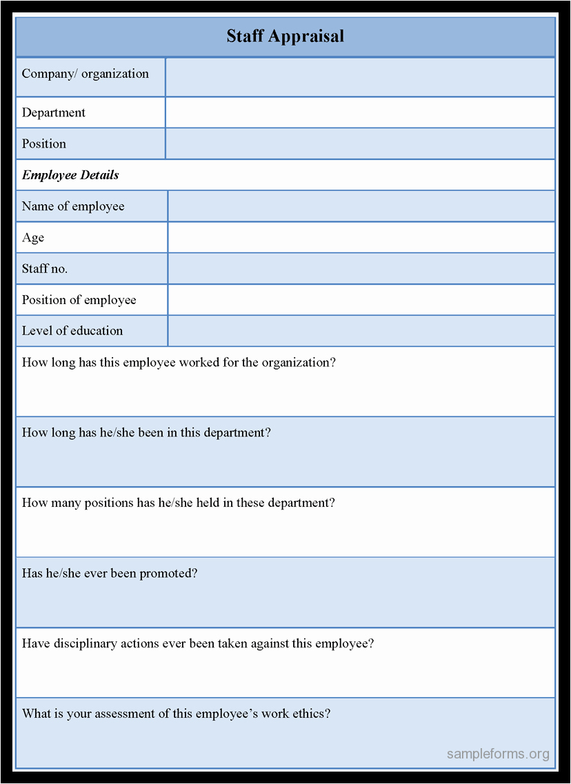 Business Trip Report Template New She Report Template Staff Appraisal form Template Free