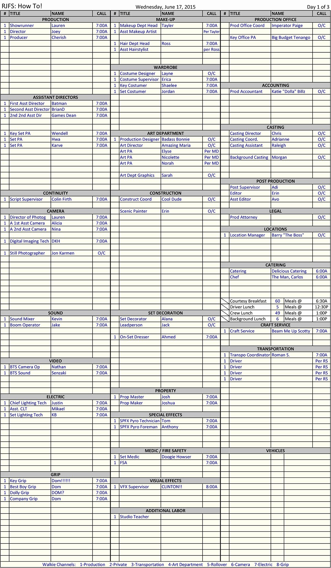 Call Sheet Template Excel Unique Call Sheet Template Excel Portablegasgrillweber