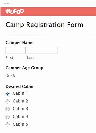 Camp Registration form Template Luxury Registration form Templates