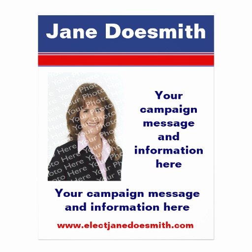Campaign Poster Template Free New Political Election Campaign Flyer Template
