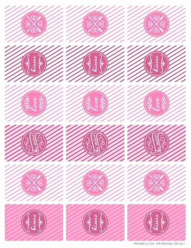 Candy Bar Label Template Elegant Valentine S Day themed Mini Chocolate Bar Printable