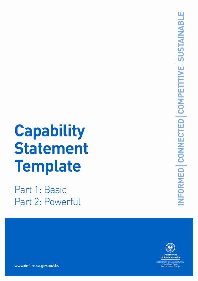 Capability Statement Template Word Lovely Capability Statement Template In Word and Pdf formats