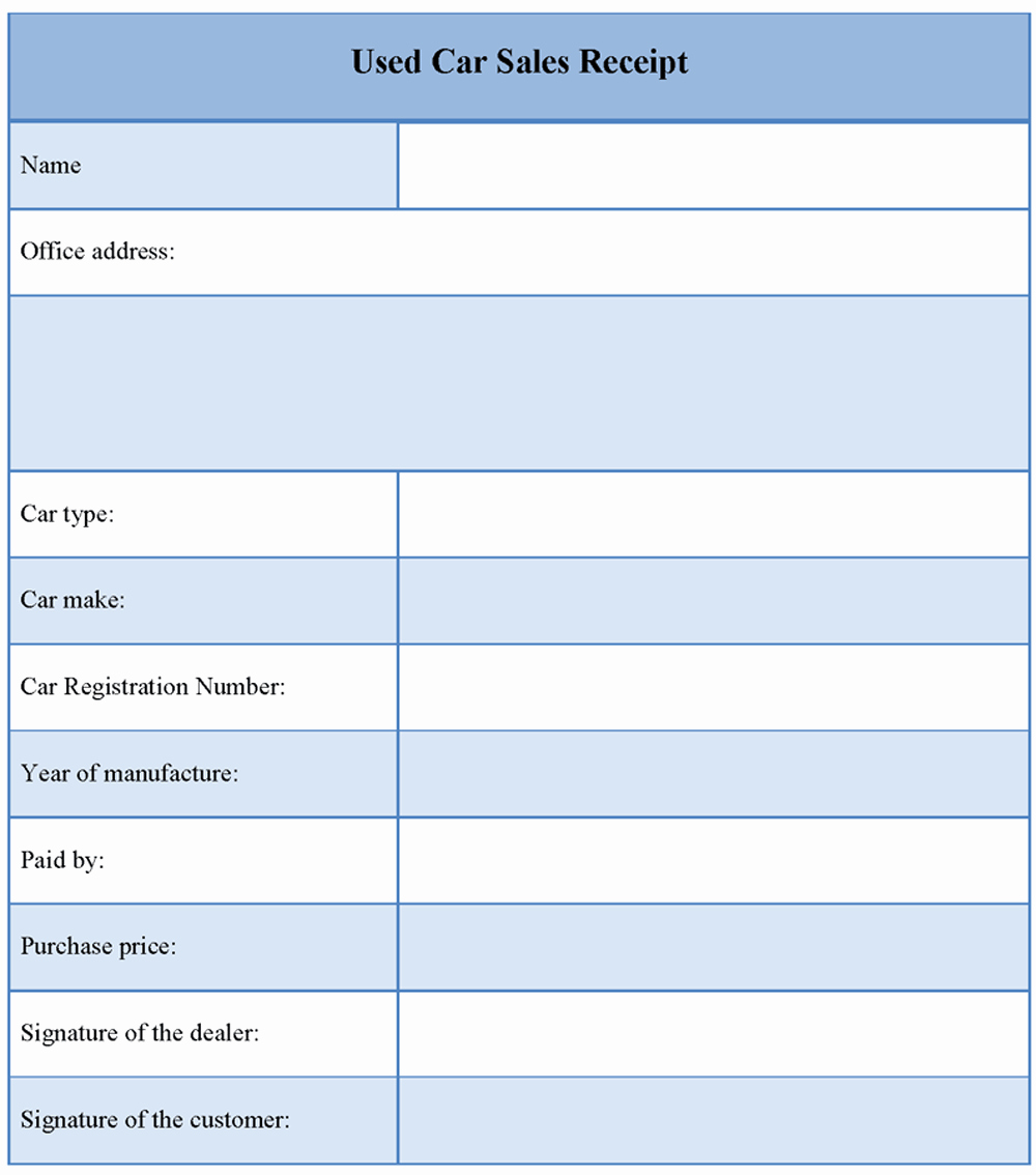 Car for Sale Template Inspirational Free Used Car Bill Sale form
