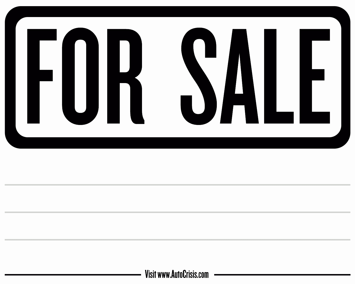 Car for Sale Template Unique for Sale Sign Template