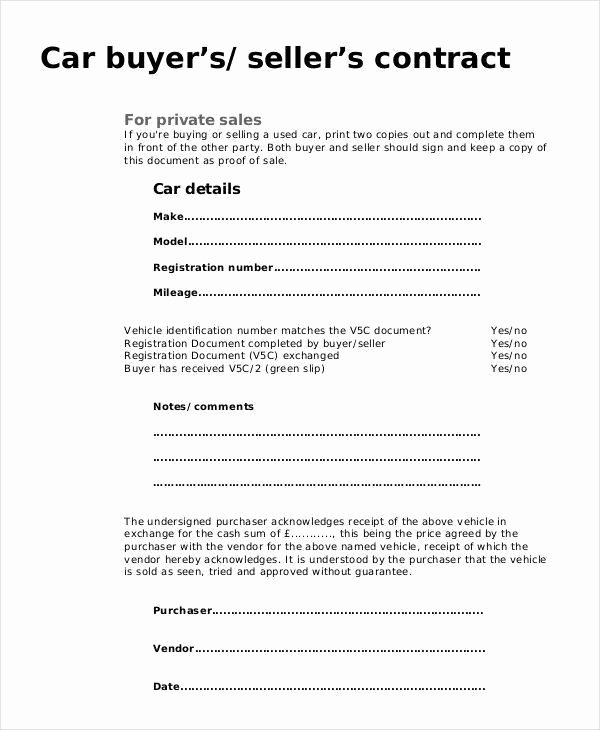 Car Payment Agreement Template Fresh 7 Payment Contract Samples &amp; Templates