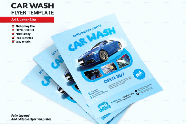 Car Wash Flyer Template Awesome Car Wash Flyer Templates Free Psd Design Ideas