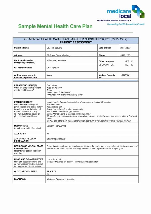 Care Plan Template Pdf New 15 Patient Care Plan Template – Pdf Word