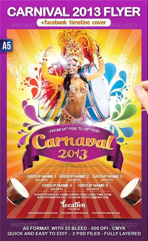 Carnival Flyer Template Free Best Of top 10 Best Mardi Gras Psd Flyer Templates for Shop