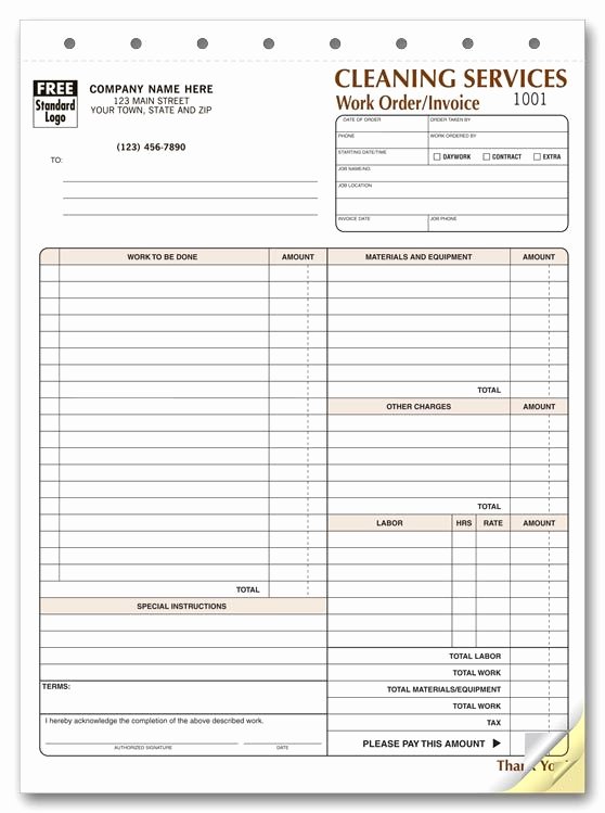 Carpet Cleaning Estimate Template Lovely Free Cleaning Invoice Templates