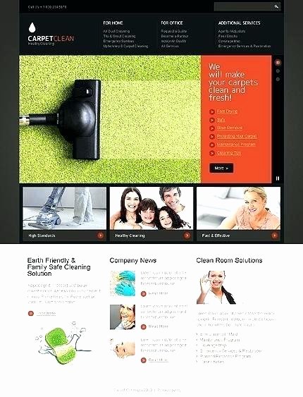 Carpet Cleaning Website Template Best Of Free Email Templates Download Design Janitorial Carpet