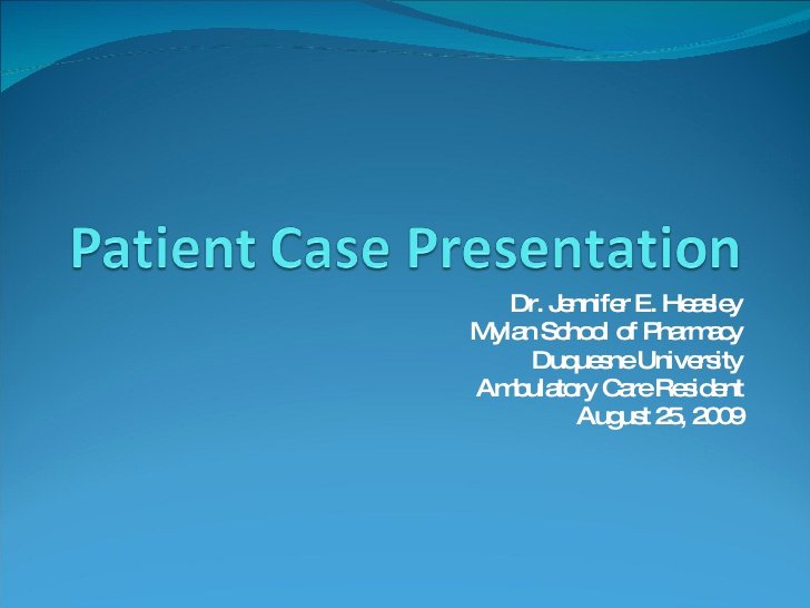 Case Study Template Ppt Inspirational Patient Case Presentation
