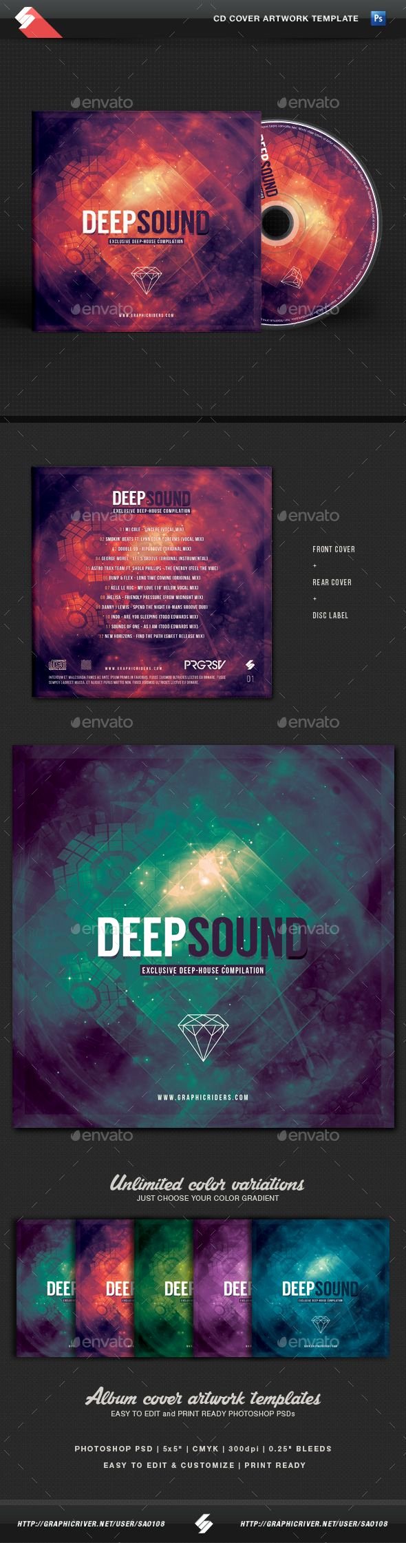 Cd Cover Template Photoshop Best Of 17 Best Ideas About Cd Cover Design On Pinterest