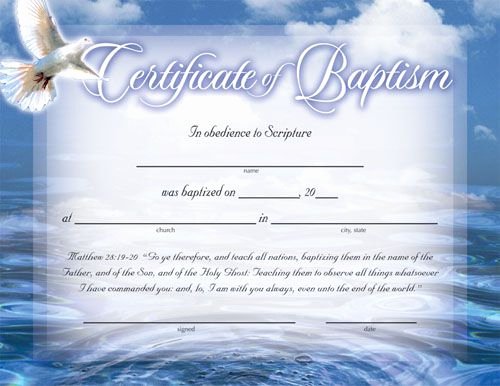 Certificate Of Baptism Template Best Of Baptism Certificates Free