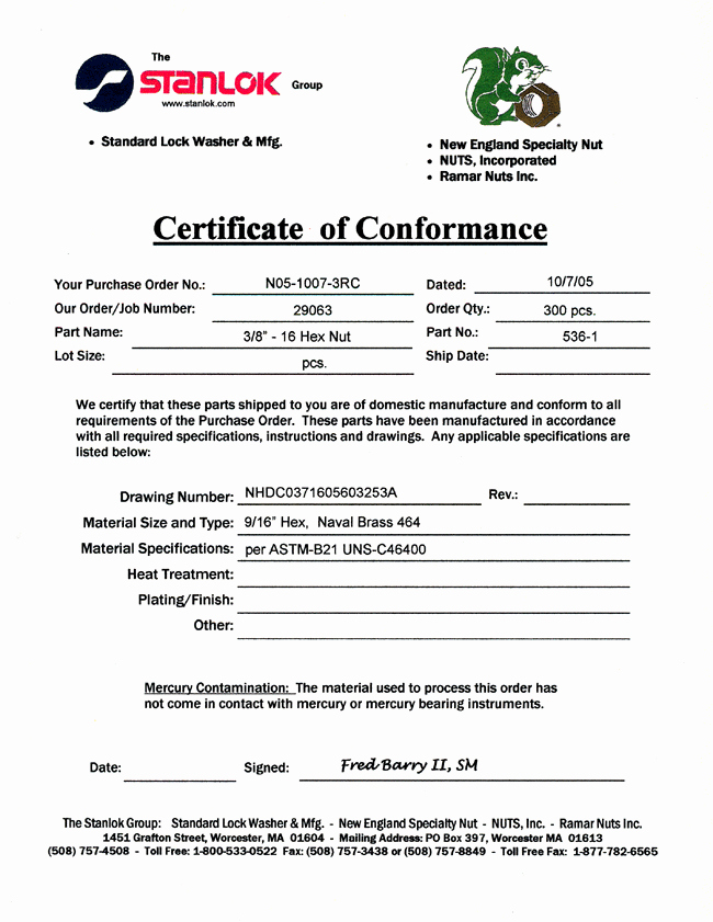 Certificate Of Conformity Template Luxury Certificate Of Conformance Templatereference Letters Words