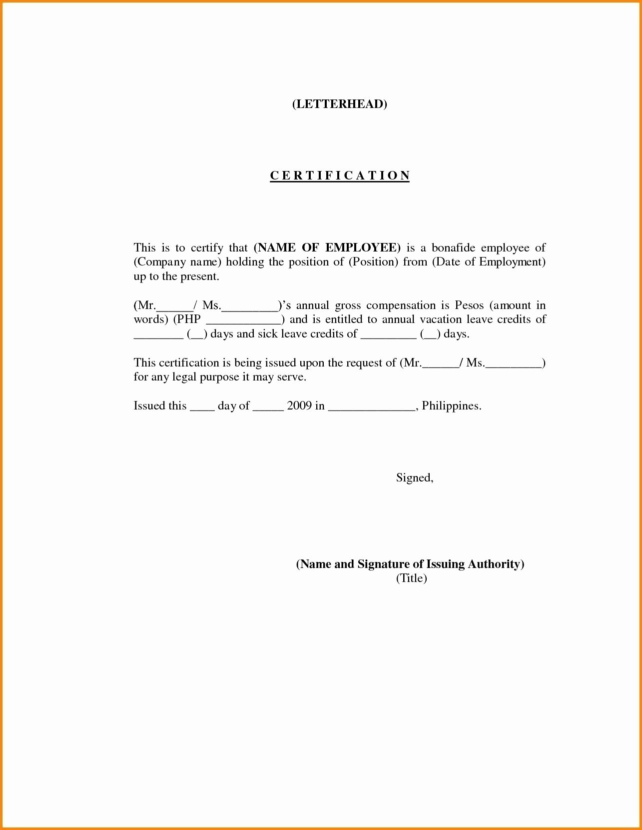 Certificate Of Employment Template Fresh Loan Satisfaction Letter Template Collection