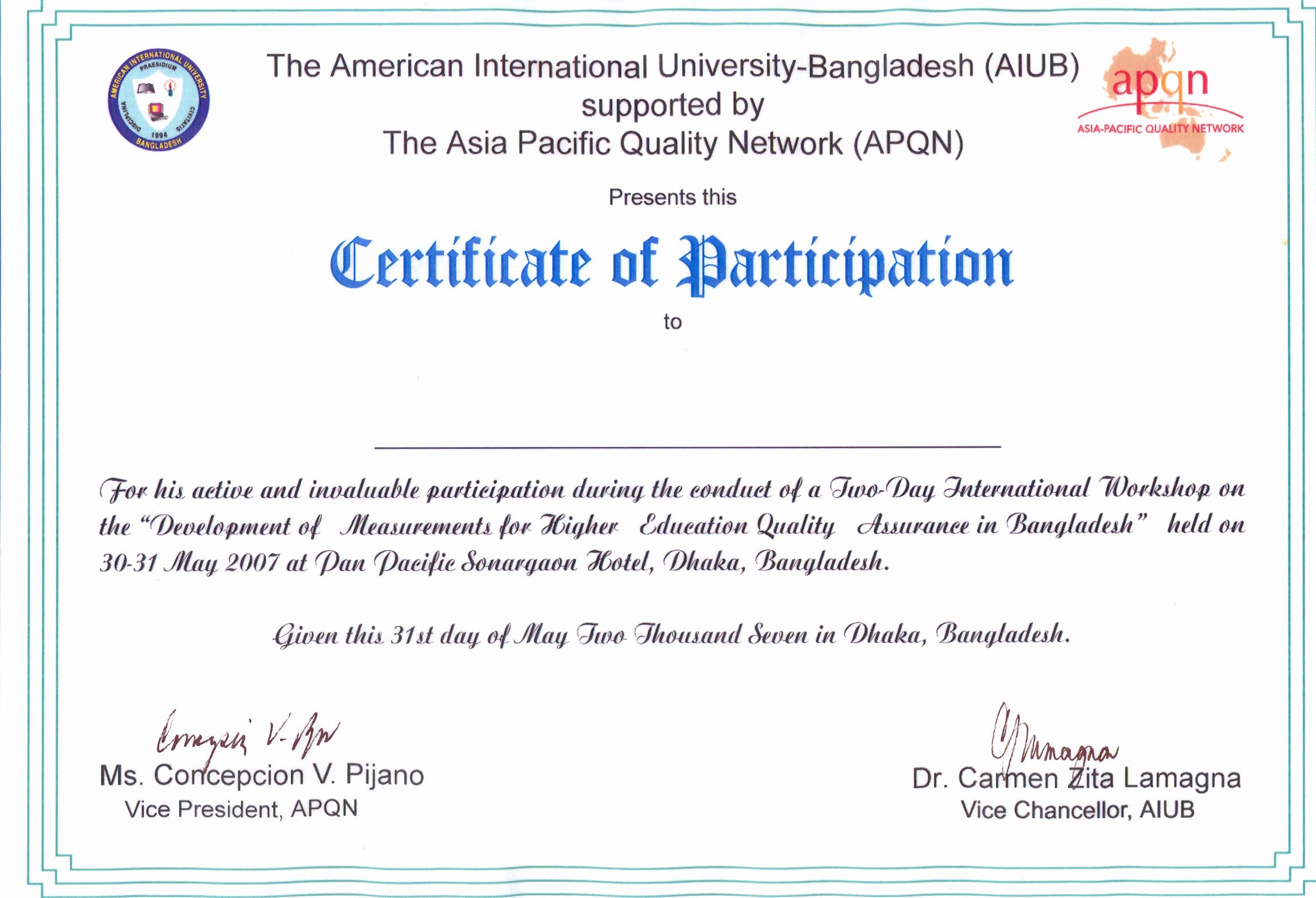 Certificate Of Participation Template Inspirational Certificate Participation Certificate
