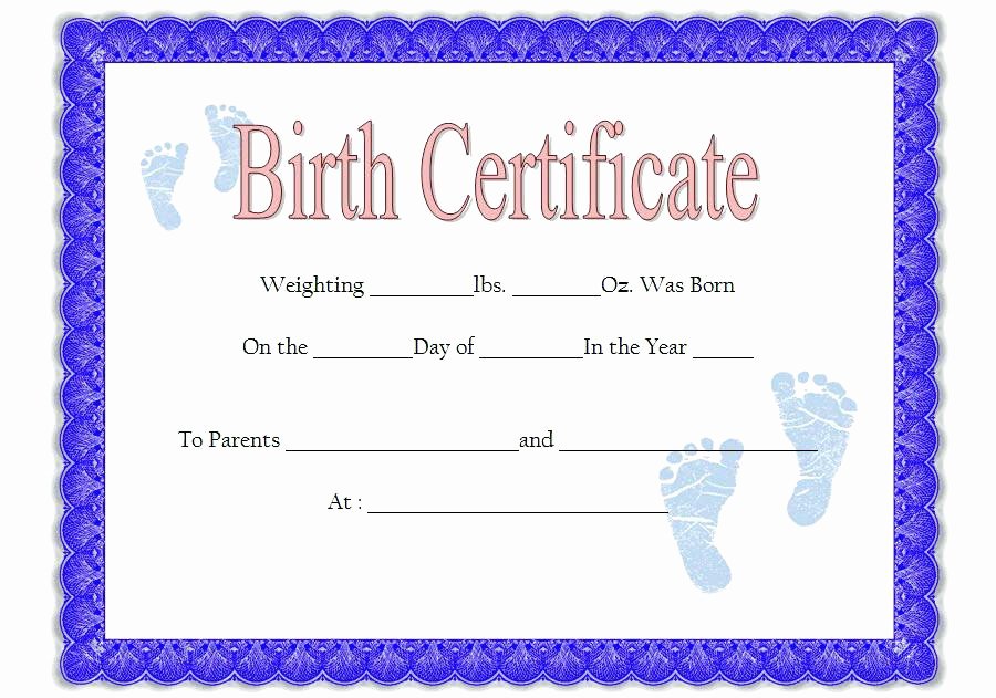 Certificate Template Google Docs New Cute Birth Certificate Template – Threestrands