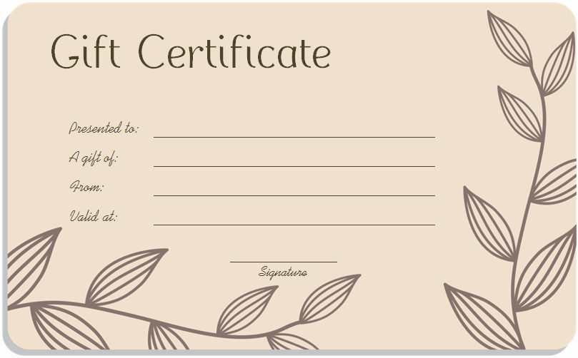 Certificate Template Google Docs New Google Docs Gift Certificate Template