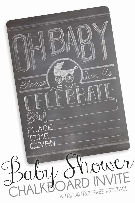 Chalkboard Baby Announcement Template Unique 15 Free Baby Shower Printables Pretty My Party Party Ideas