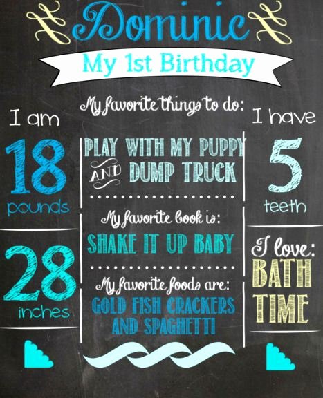Chalkboard Birthday Sign Template Elegant How to Make Your Own Super Cute Chalk Board Picture