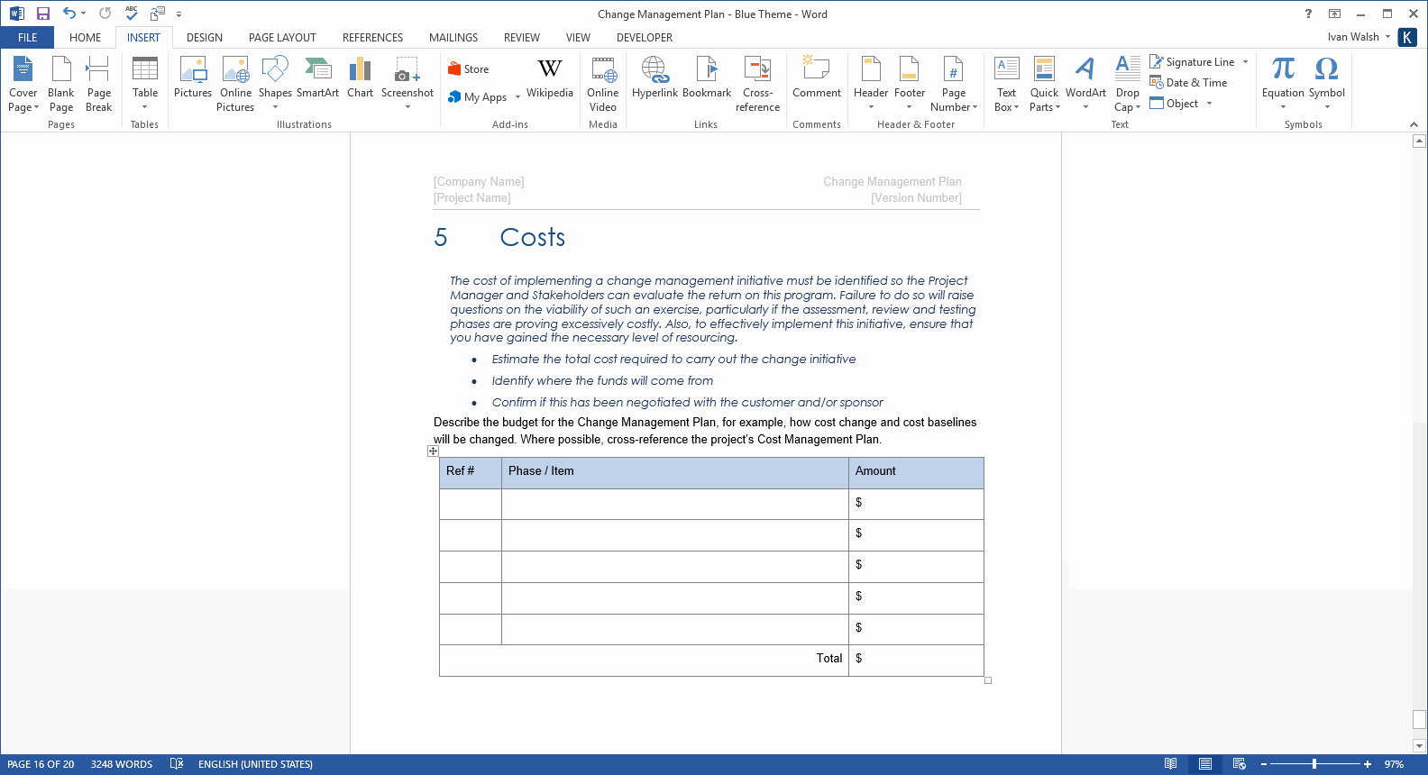 Change Management form Template Beautiful Change Management Plan – Download Ms Word &amp; Excel Templates