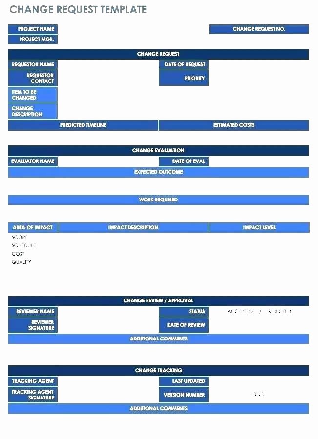 Change Management Template Excel Best Of Change Management Template Free – Puebladigital