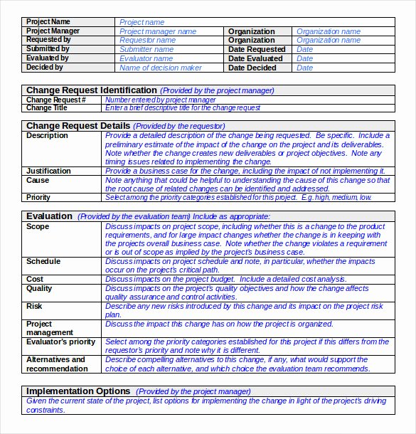 Change order Request Template Awesome 24 Change order Templates Pdf Doc