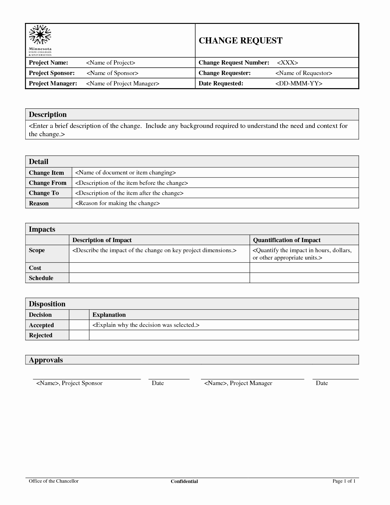 Change order Request Template Unique Change Management form Template Portablegasgrillweber