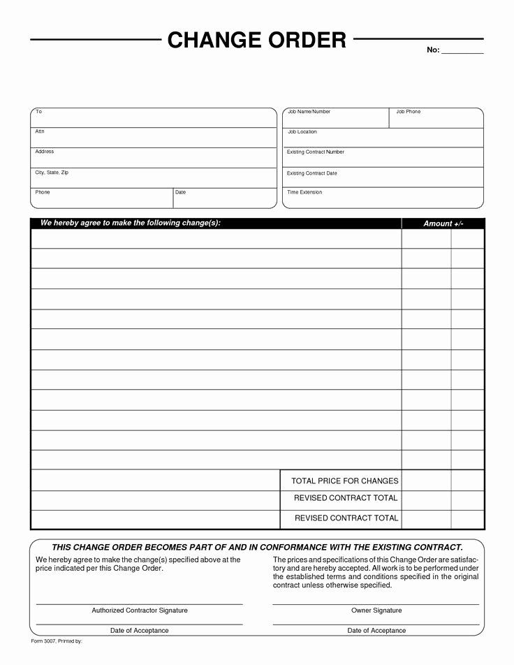Change order Template Excel Awesome Change Of order form by Liferetreat Change order form