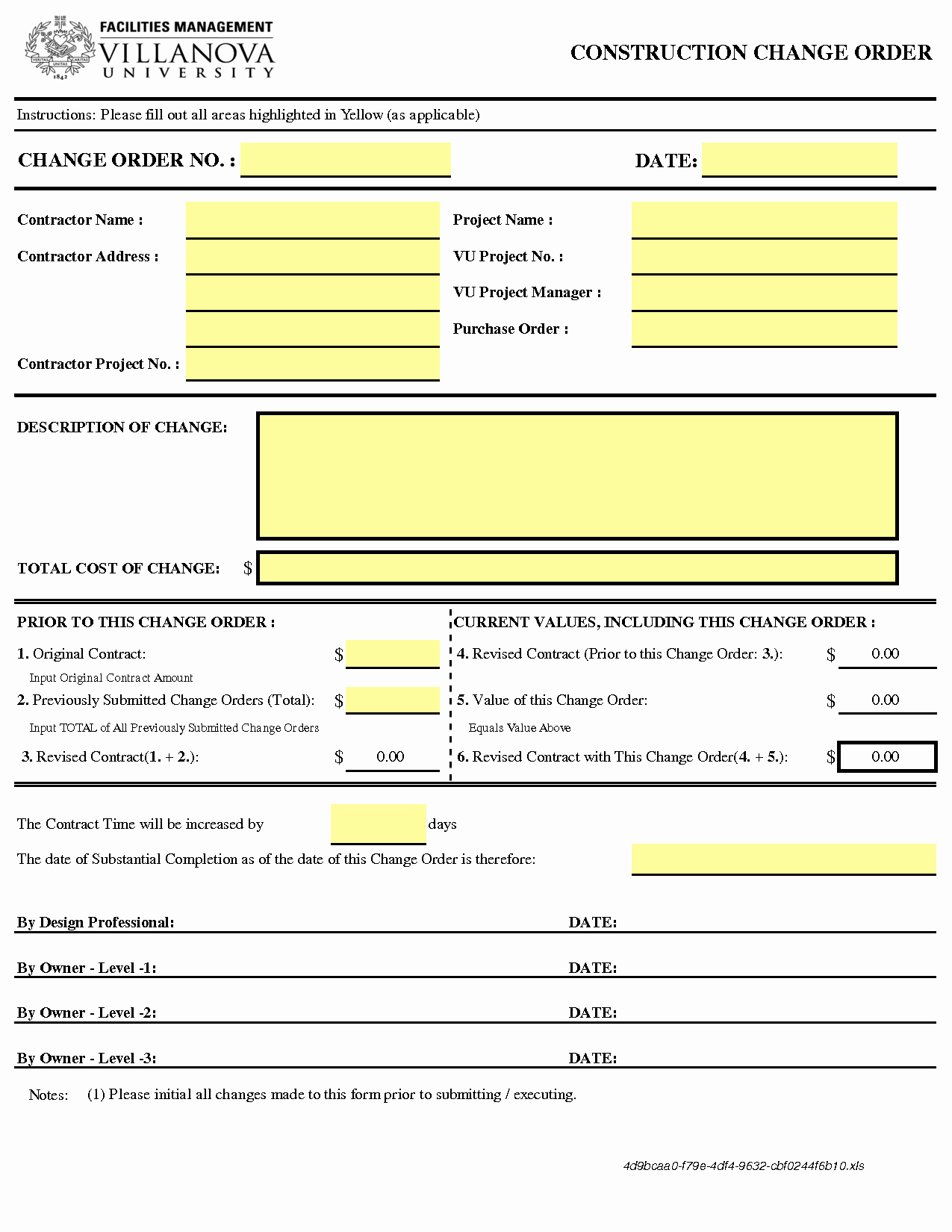 Change order Template Word Fresh Change order Templates Find Word Templates