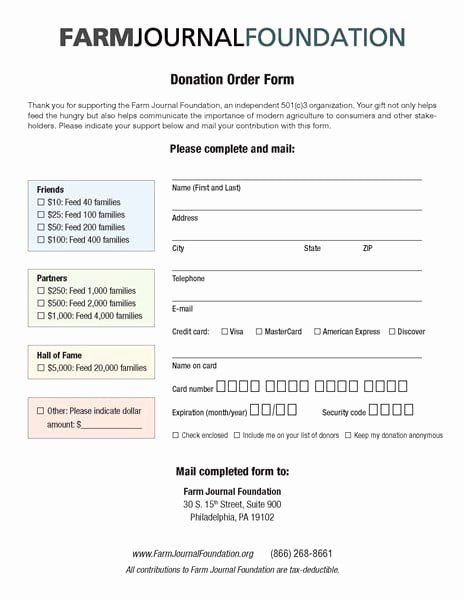 Charitable Donation form Template Best Of 6 Charitable Donation form Templates formats Examples