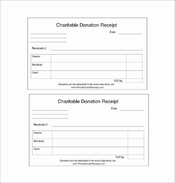 Charitable Donation form Template Unique Charitable Donation Receipt Template Free Download Aashe