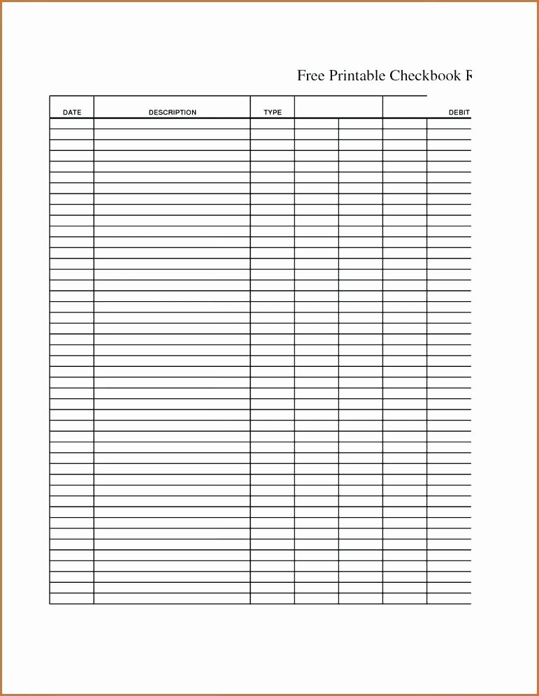 Check Register Template Excel Luxury 99 Blank Check Register Worksheet Check Register Review
