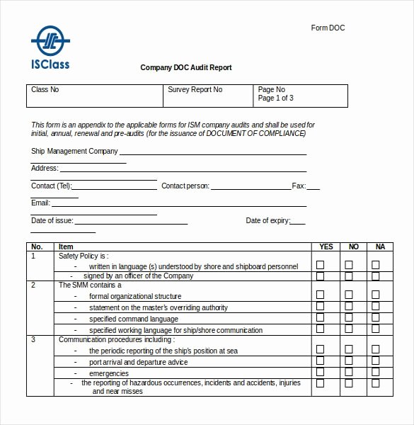 Check Template for Word New Free Audit Checklist Template Word Doc Checklist