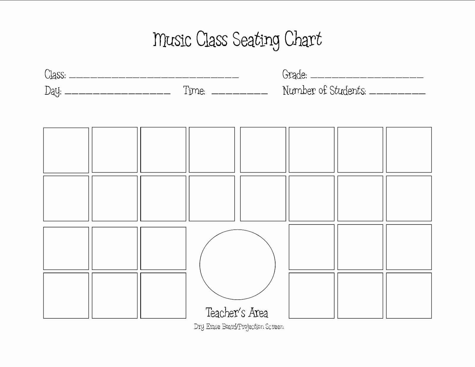 Choir Seating Chart Template Best Of so La Mi Music Keeping Busy
