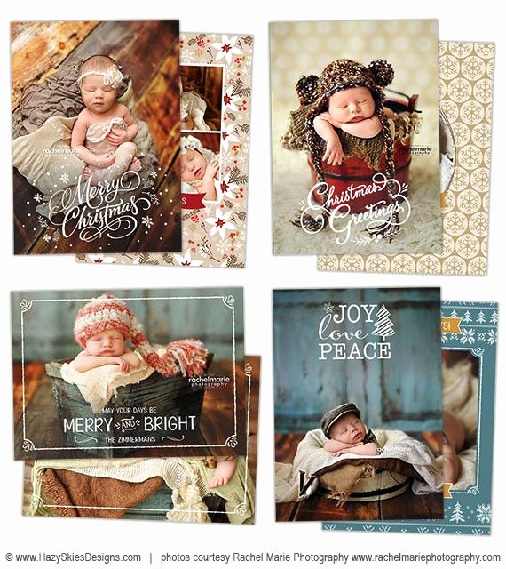 Christmas Card Template Photoshop Elegant Christmas Card Templates for Shop