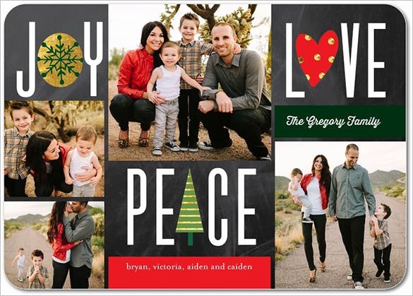 Christmas Card Template Photoshop Unique 150 Christmas Card Templates – Free Psd Eps Vector Ai