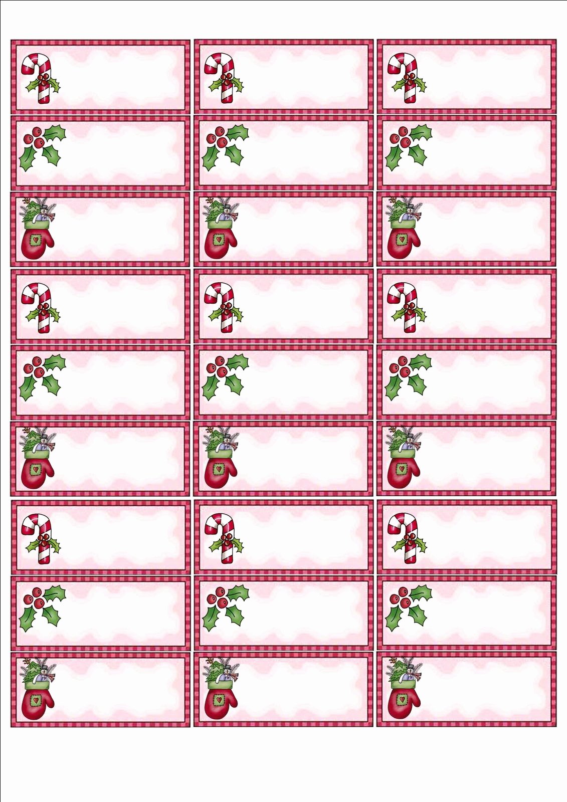 Christmas Mailing Labels Template Lovely Obsessive Collections