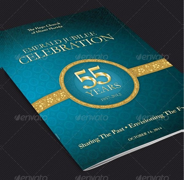 Church Anniversary Program Template Lovely 20 Cover Templates Free Psd Vector Eps Png format
