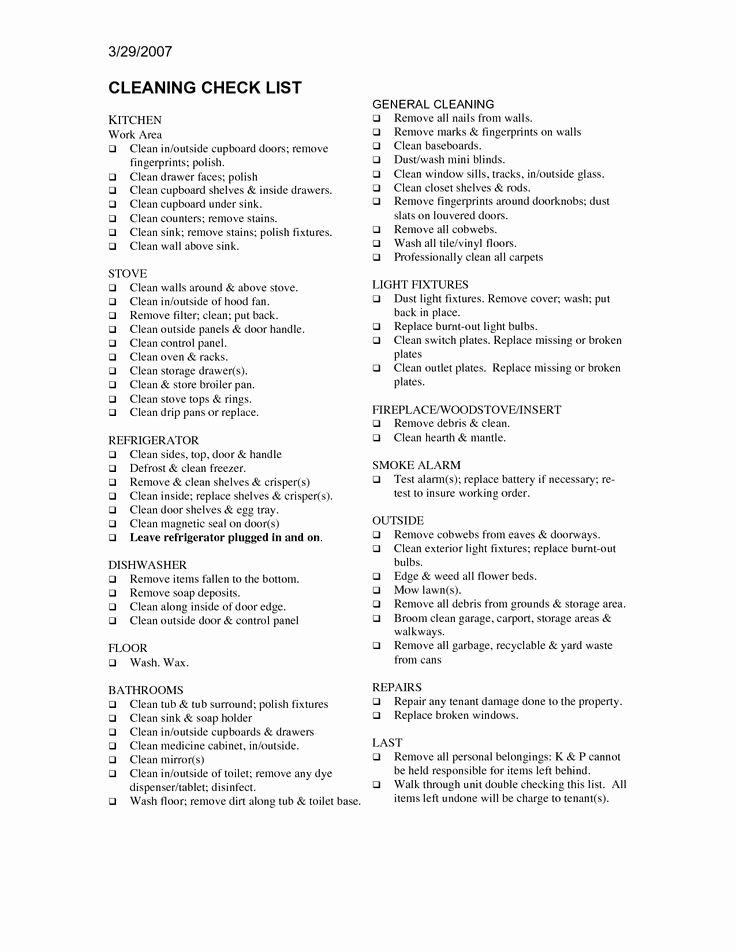 Church Cleaning Checklist Template Awesome Mercial Cleaning Templates
