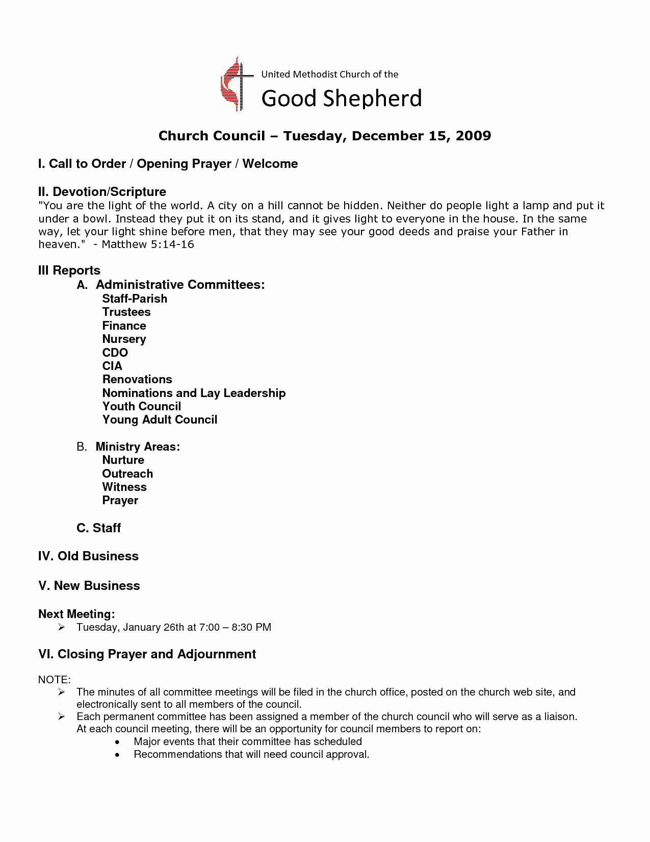 Church Meeting Minutes Template Luxury 10 Best Of Church Business Meeting Minutes Sample