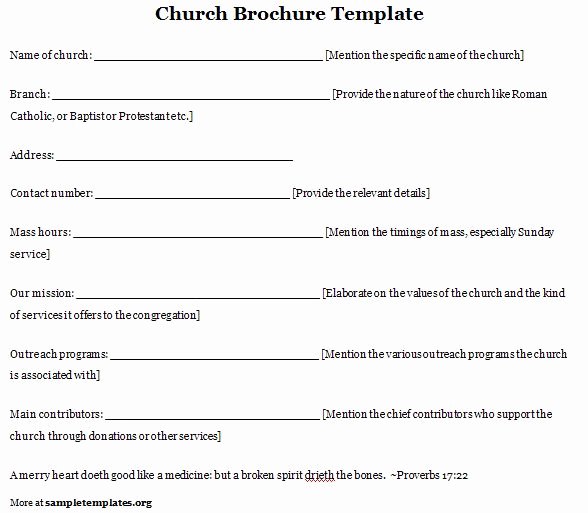 Church Program Template Free Fresh 6 Best Of Free Printable Church Program Template