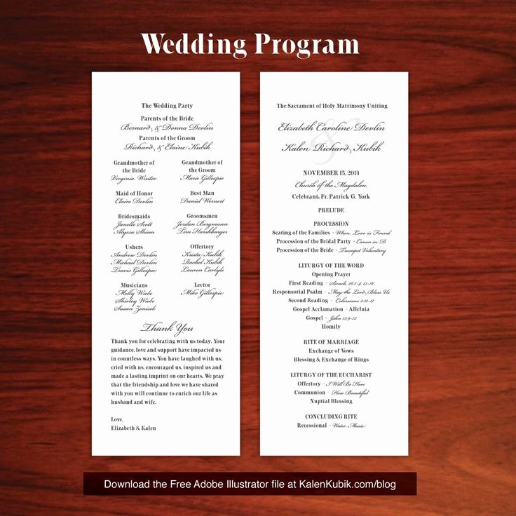Church Program Template Free Fresh Anglican Church Wedding Program Template Templates