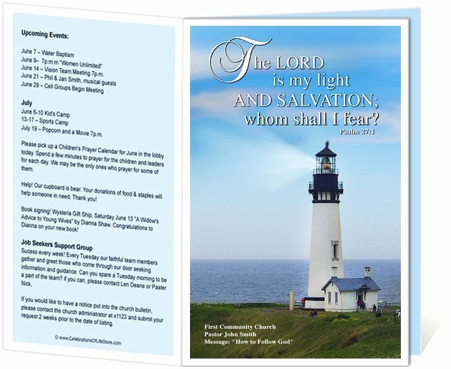 Church Program Template Free New 8 Best Of Church Bulletin Templates Free Printable
