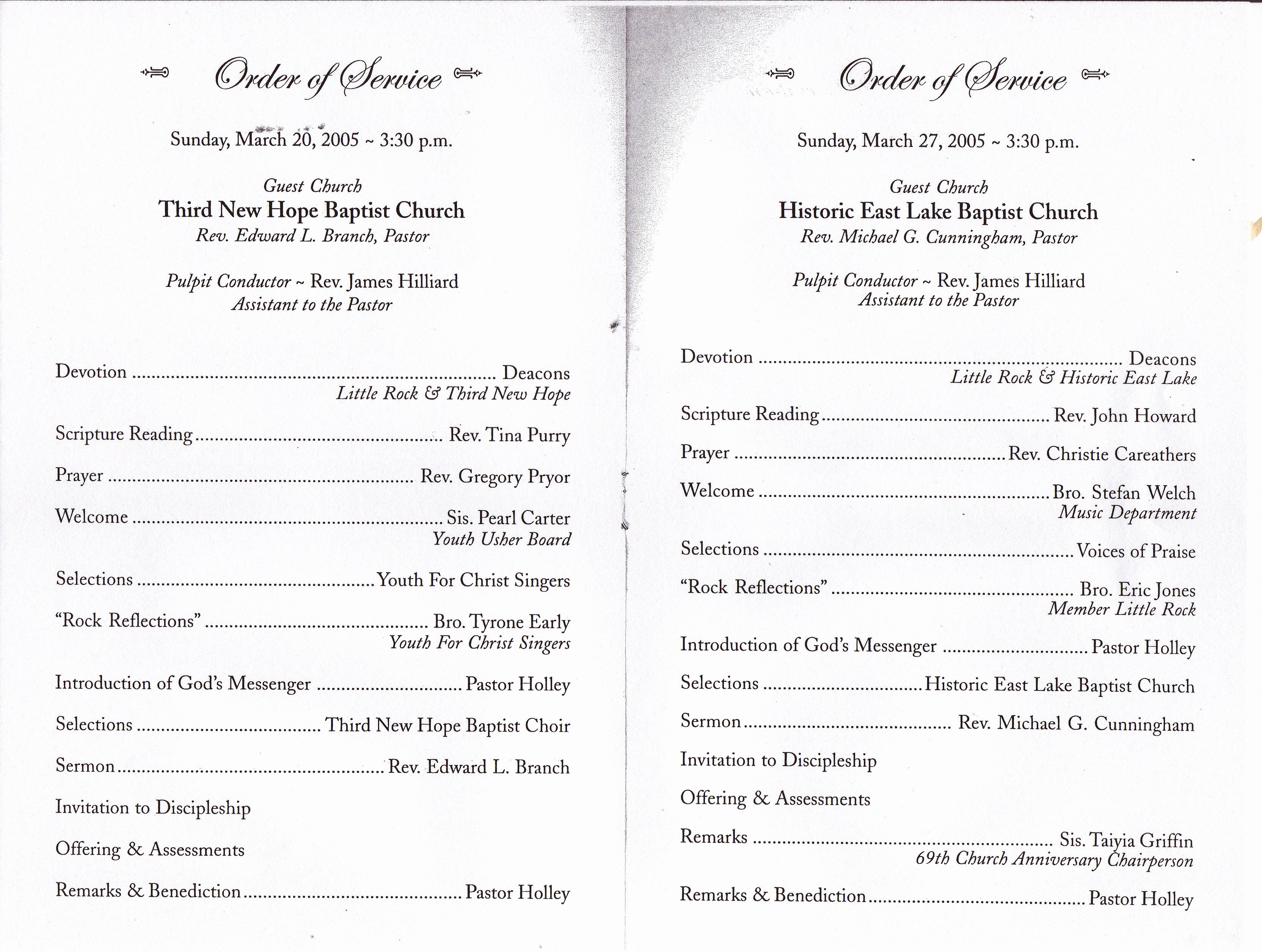 Church Service Program Template Inspirational Black Church Anniversary Programs Pastor Appreciation Day