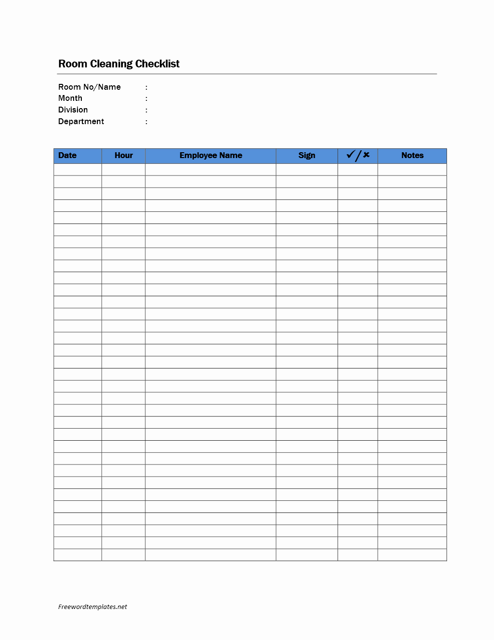 Cleaning Checklist Template Word Fresh Checklist Word Templates Free Word Templates