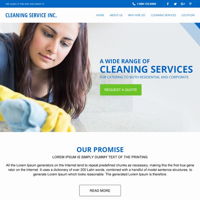 Cleaning Company Website Template Elegant Effective Cleaning Services Website Template to