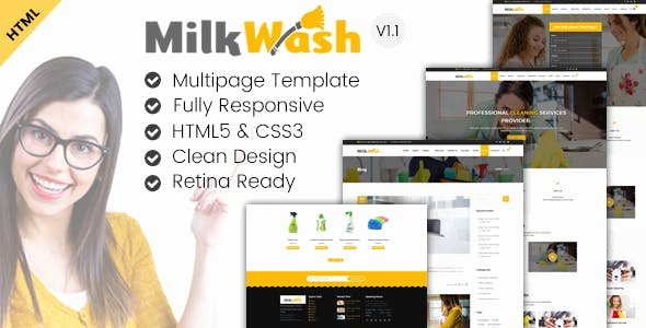 Cleaning Company Website Template New House Cleaning Templates From themeforest