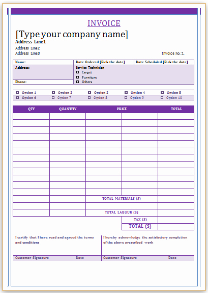 Cleaning Services Invoice Template Beautiful Professional Carpet Cleaning Invoice Templates Impress