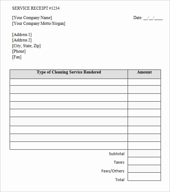 Cleaning Services Invoice Template Best Of Cleaning Service Invoice Template Printable Word Excel